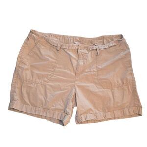 JCPenney Tan Cargo Shorts for Women Size 18w